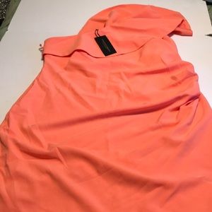 BNWT Christian Siriano peach dress size 24